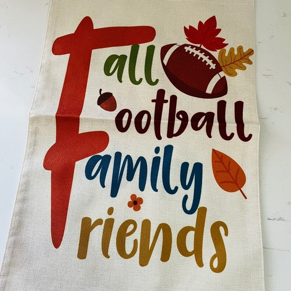 NEW Fall Football Garden Flag,Fall garden flag,Family friends garden flag - Picture 1 of 3